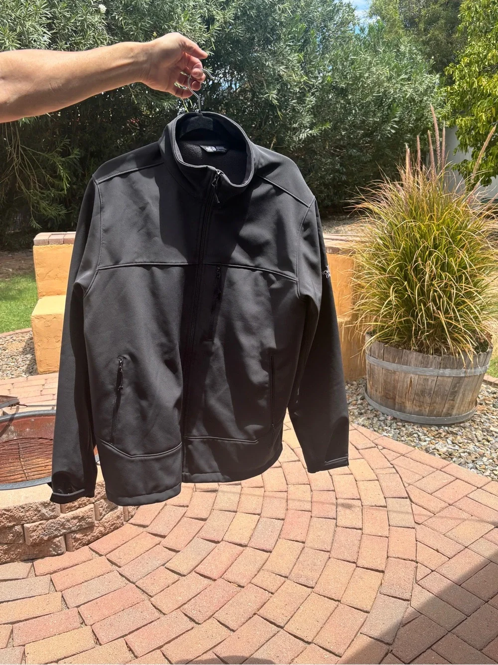 The North Face Men’s Black Soft Shell Fleece-Lined Jacket | Large | Excellent Co